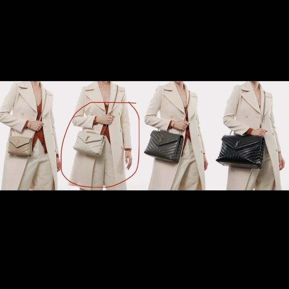 Ysl Loulou Small Black with silver Goldwear - Picture 5 of 6